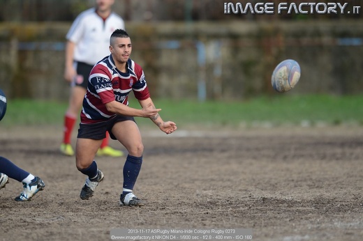 2013-11-17 ASRugby Milano-Iride Cologno Rugby 0273